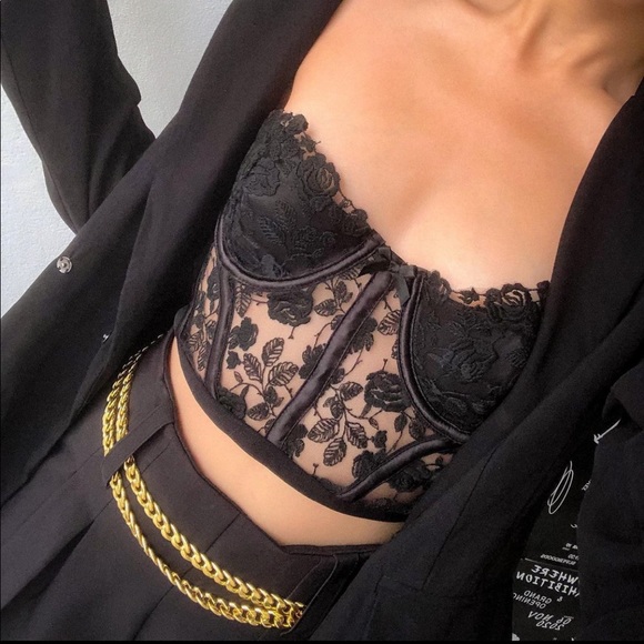 FOR LOVE & LEMONS Rose Petal Bustier - Picture 10 of 16